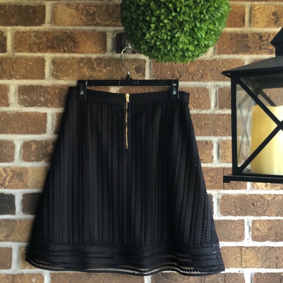 J. Crew striped eyelet skirt in black - Picture 10 of 11